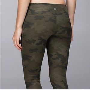 Rare Lululemon Camo Crops